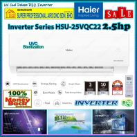 Haier 2.5hp Inverter Air Conditioner HSU-25VQC22 R32 Energy Saving Inverter Aircond ((UVC Sterilization)) Haier 2.5hp Inverter Air Conditioner HSU-25VQC22 R32 Energy Saving Inverter Aircond ((UVC Sterilization))