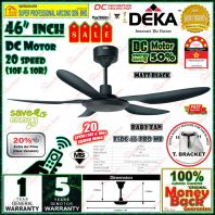 Deka Baby Fan F5DC 46 PRO MB (Matt Black) 46 inches 5 Blades Ceiling Fan with Remote Control