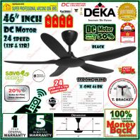 Kipas Siling Deka X-ONE 46 inci BK (Hitam) Kipas Siling Kawalan Jauh Kipas Siling Deka X-ONE 46 inci BK (Hitam) Kipas Siling Kawalan Jauh