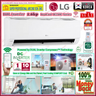 Penghawa Dingin Dual Inverter LG S3-Q09JAP3P 1.0hp Penghawa Dingin Deluxe DUALCOOL ThinQ (WiFi) Penghawa Dingin Dual Inverter LG S3-Q09JAP3P 1.0hp Penghawa Dingin Deluxe DUALCOOL ThinQ (WiFi)