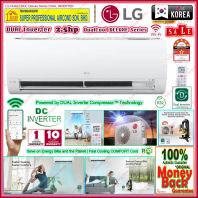 Penghawa Dingin LG Dual Inverter S3-Q24KLP3A 2.5hp DUALCOOL Deluxe Penghawa Dingin ThinQ (WiFi) Penghawa Dingin LG Dual Inverter S3-Q24KLP3A 2.5hp DUALCOOL Deluxe Penghawa Dingin ThinQ (WiFi)