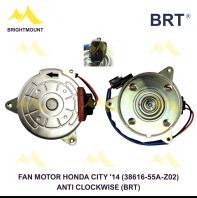 [BRT-MO-D88005] FAN MOTOR HONDA CITY '14 ANTI-CLOCKWISE (38616-55A-Z02) (BRT)