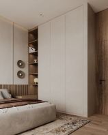 Solid Swing Door Bedroom Wardrobe