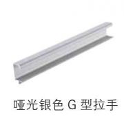 Matte silver G-handle