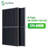 N-Type SR-60M-72H-DG 575-600W Solar Panel
