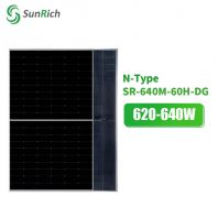 N-Type SR-640M-60H-DG 620-640W Solar Panel