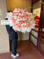 Soft Pink and Vibrant Gerbera Bouquet | XXL Luxury Flower Bouquet (S001)