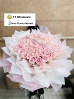 99 Pink Roses Bouquet | Extra Large Romantic Flower Gift (S003)