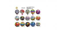 10 Inch Happy Birthday Foil Balloon   Small Round Mylar Balloon for Birthday Party Decorations (DCBA-059)