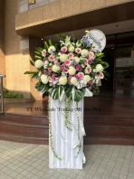 Condolences & Sympathy Flower Stand   Memorial Tribute for Funerals & Services (C014)