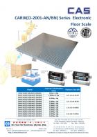 CAS CARIX CI2001 Floor Scale-SIRIM NMIM