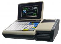 DICKSON DLS-ND Barcode Label Printer Indicator | Retail Label Scale & Pricing Scale with Dual Color Display for Supermarket, Wet Market & Self-Service Weighing