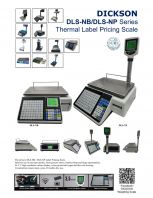 Siri DICKSON DLS-NB / DLS-NP Penimbang Label Digital Tahan Lasak | Penimbang Barkod Profesional Hypermarket dengan Pencetak Terma