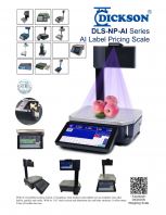 DICKSON DLS-NP-AI Series AI Label Pricing Scale | Smart Weighing System with Camera Recognition, Barcode Printing & POS Integration Malaysia