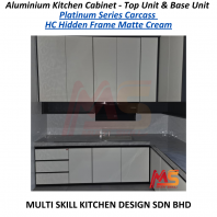 Aluminium Kitchen Cabinet Top Unit & Base Unit Platinum Series Aluminium Kitchen Cabinet Top Unit & Base Unit Platinum Series