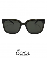 Brio Dark Green Acetate GM Sunglasses with G15 Green 85 One-Tone Lenses