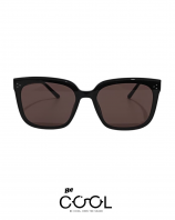 Brio Black Acetate GM Sunglasses with Dark Brown 85 One-Tone Lenses