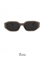 Noir Beige Acetate Sunglasses with Grey 85 One-Tone Lenses