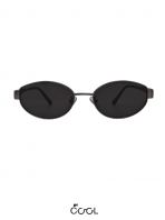 Be Cool Manjerine Matte Gun Metal Frame with Grey 85% UV Protection HD Lenses