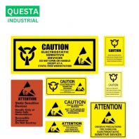 ESD Sticker �� Anti-Static Warning Label for Electronics & Packaging