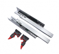 Full Extension Soft Closing Synchronize Undermount  Slide With 3D Handle