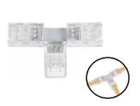 T-Shape Solderless Connector Come With 2Pins #L-LED-MEC5-TC