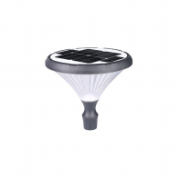 Outdoor Solar Post Light with  5V/25W Solar Panel #L-SZ-GL003-490-BL30