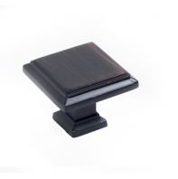 Square Zamac Knob #KN-D817-ORB