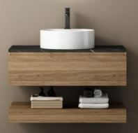 Main Cabinet With Basin #BA-HMC13-800
