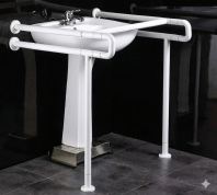 Bathroom Safety Grab Bar# BA-LXR725-WH