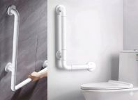 L-Shaped Safety Grab Bar #BA-LXR723-WH