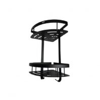 2-Tier Aluminium Multipurpose Corner Rack #BA-Z50-CR2-BL
