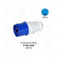 Industrial Plug 3 Pin 32A IP44 Industrial Plug 3 Pin 32A IP44