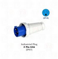 Industrial Plug 3 Pin 63A IP67 Industrial Plug 3 Pin 63A IP67