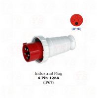 Industrial Plug 4 Pin 125A IP67