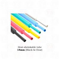 Cable Heat Shrinkable Tube 14mm (Black) Cable Heat Shrinkable Tube 14mm (Black)