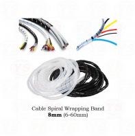 Cable Spiral Wrapping Band 8mm Cable Spiral Wrapping Band 8mm