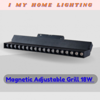 Magnetic Track Adjustable Grill Light