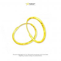 E00058: Hoop Earrings Dimensi 916 (wt 0.56g) E00058: Hoop Earrings Dimensi 916 (wt 0.56g)