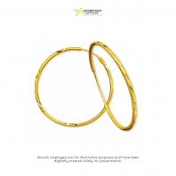 E00055: Hoop Earrings Dimensi 916 (wt 2.81g) E00055: Hoop Earrings Dimensi 916 (wt 2.81g)