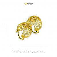 E00109: Kerawang Design Earrings 916(wt 1.30g) E00109: Kerawang Design Earrings 916(wt 1.30g)