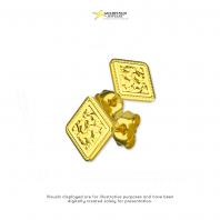 E00101: Paku Square Design Earrings 916 (wt 1.50g) E00101: Paku Square Design Earrings 916 (wt 1.50g)