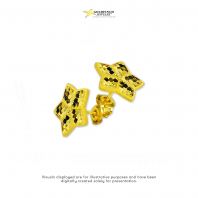 E00103: Paku Star Earrings 916 (wt 2g) E00103: Paku Star Earrings 916 (wt 2g)