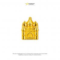 P00189: Castle Charm 916 (wt 0.20g) P00189: Castle Charm 916 (wt 0.20g)