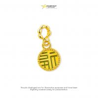 P00190: Shou Pendant 916 (wt 0.84g ) P00190: Shou Pendant 916 (wt 0.84g )