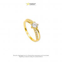 RS00017: Cincin Batu Silang 375 (wt 1g) RS00017: Cincin Batu Silang 375 (wt 1g)