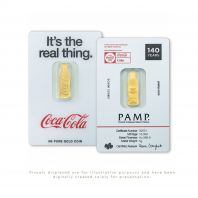 PAMP | Coca Cola 140 Years Anniversary Au999.9 (5g) PAMP | Coca Cola 140 Years Anniversary Au999.9 (5g)