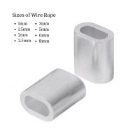 ALUM FERRULES FOR WIRE ROPE (2)