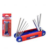 8-PC Folding Allen Key Set -Hex [NKTOP]