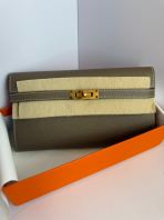 HERMES KELLY TO GO LEATHER WALLET STAMP C